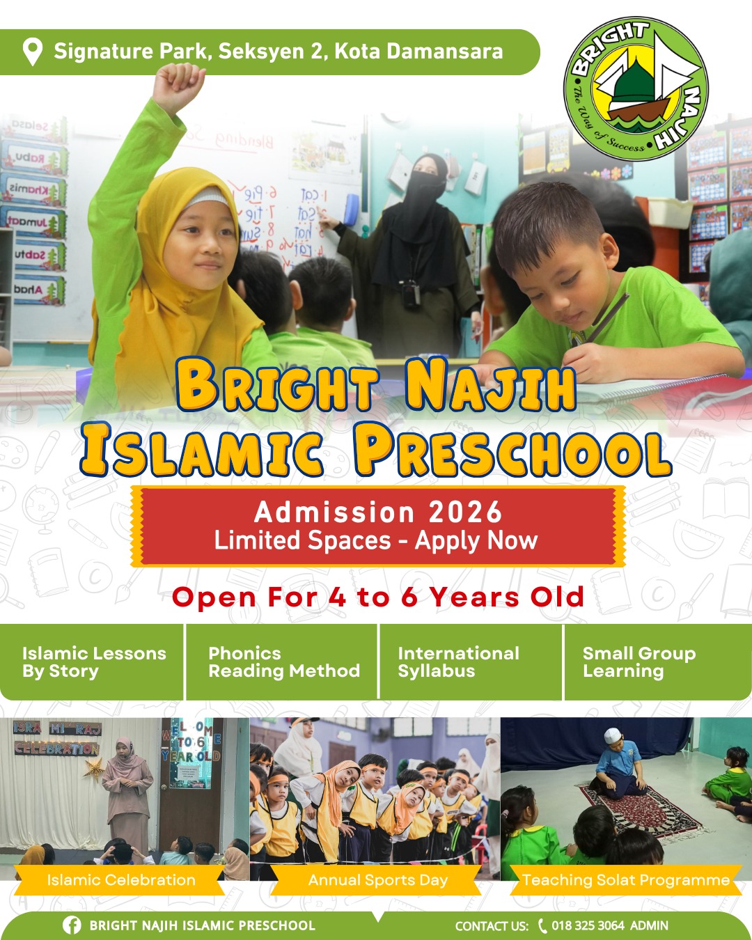 Poster Pendaftaran Bright Najih 2026